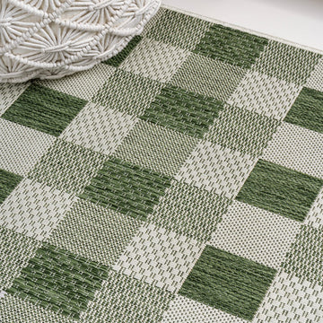 Darcy Traditional Geometric Bold Gingham Area Rug